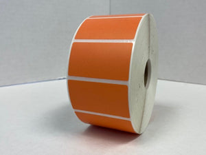Industrial Printer Labels (Zebra) - Orange