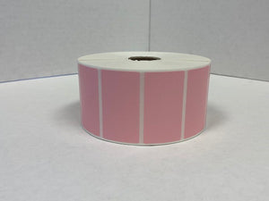 Industrial Printer Labels (Zebra) - Pink